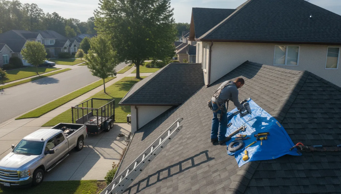 Roofing in Blue Earth